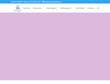 Tablet Screenshot of medicinamujer.com
